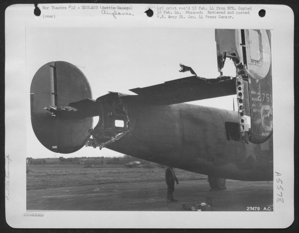 8th AAF Liberator in England