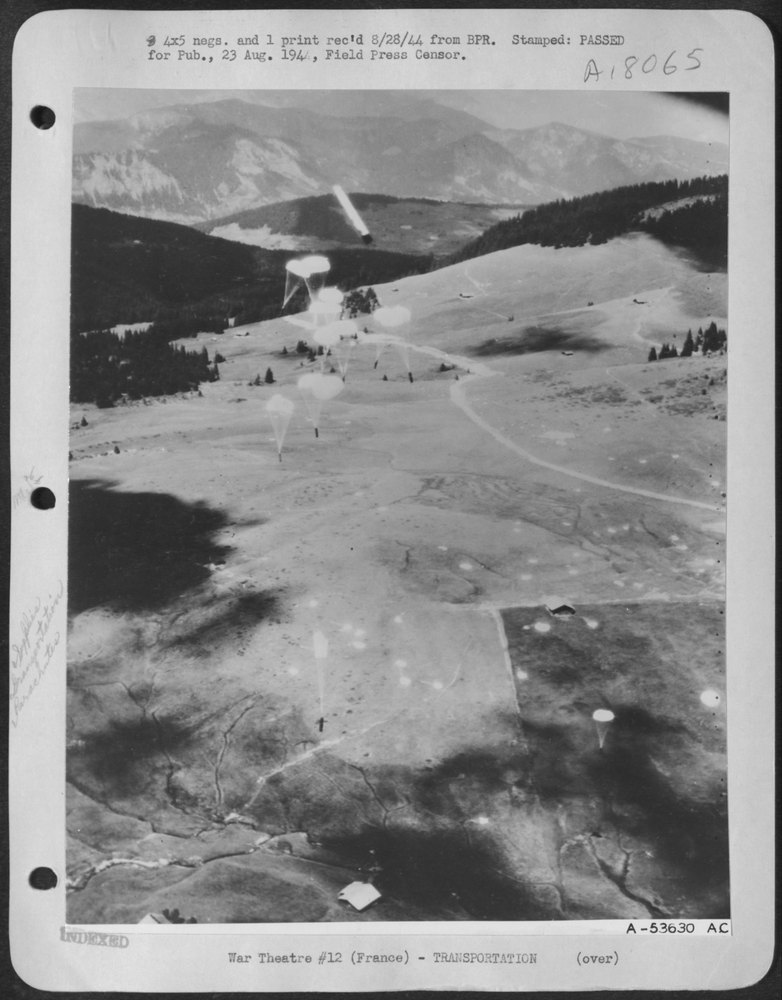 8th Air Force heavy bombers over German occupied territory