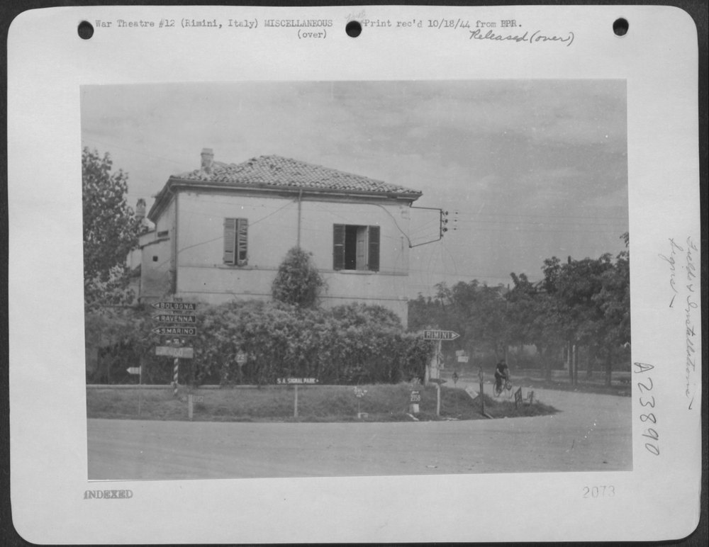 8th Army in Rimini Italy