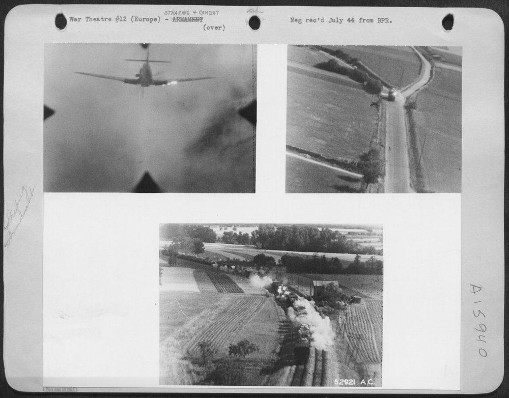8th Fighter Command fighters over Nazi-held Europe