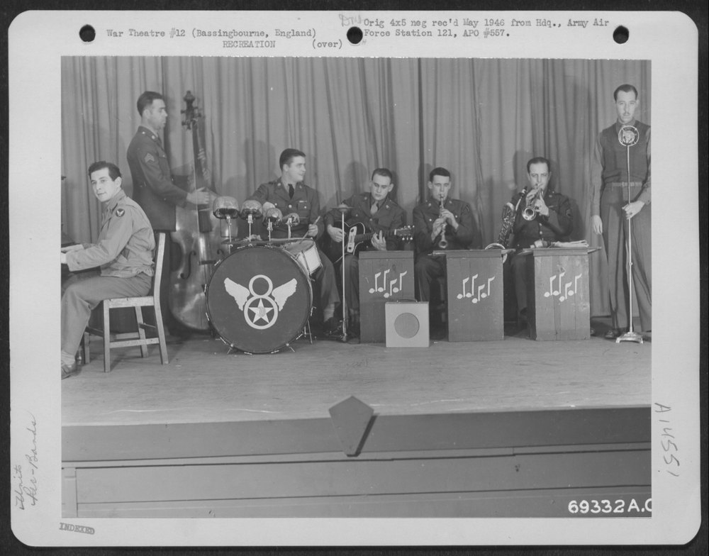 91st Bomb Group Band at Bassingbourne