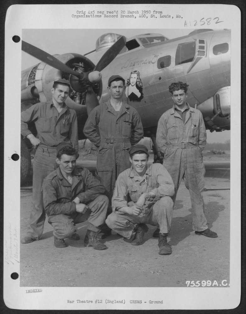 92nd Bomb Group B17 in England