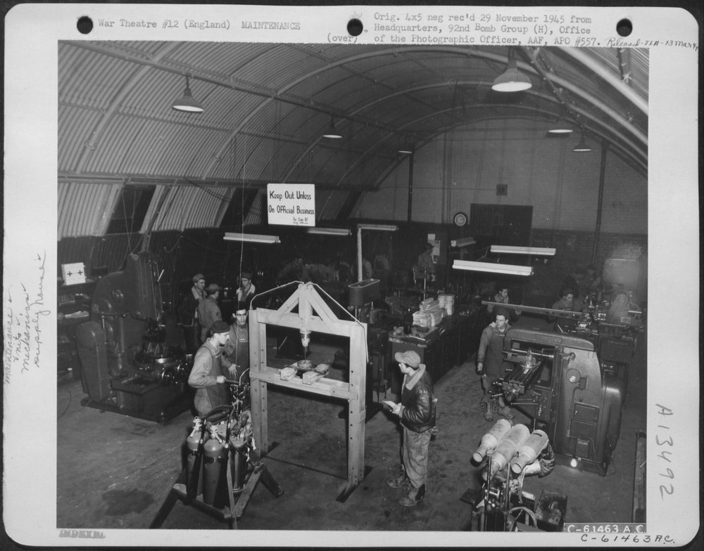 92nd Bomb Group in England