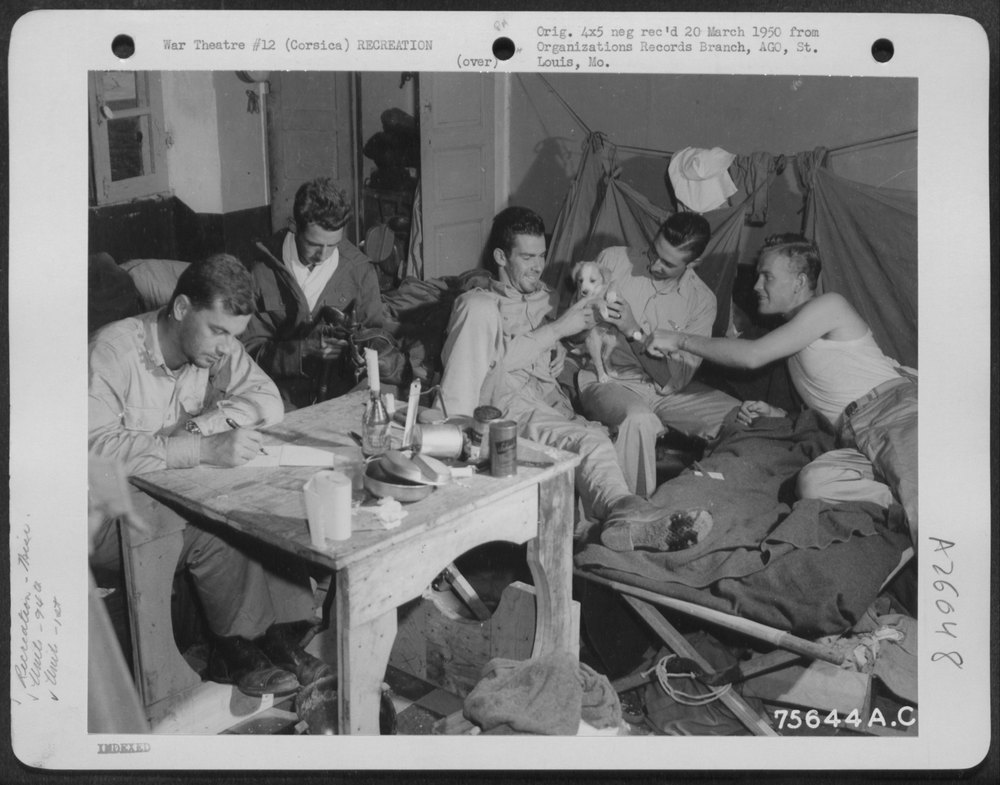 94th Fighter Squadron in Corsica