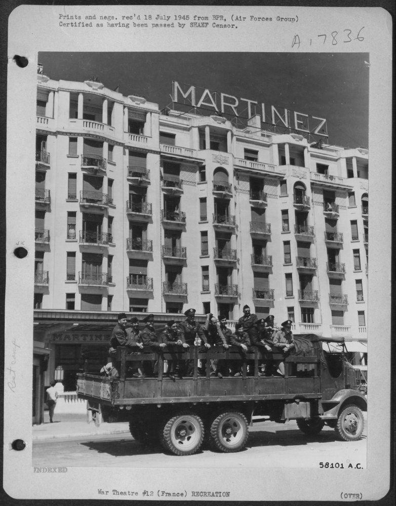 9th A.F. Officers At Cannes