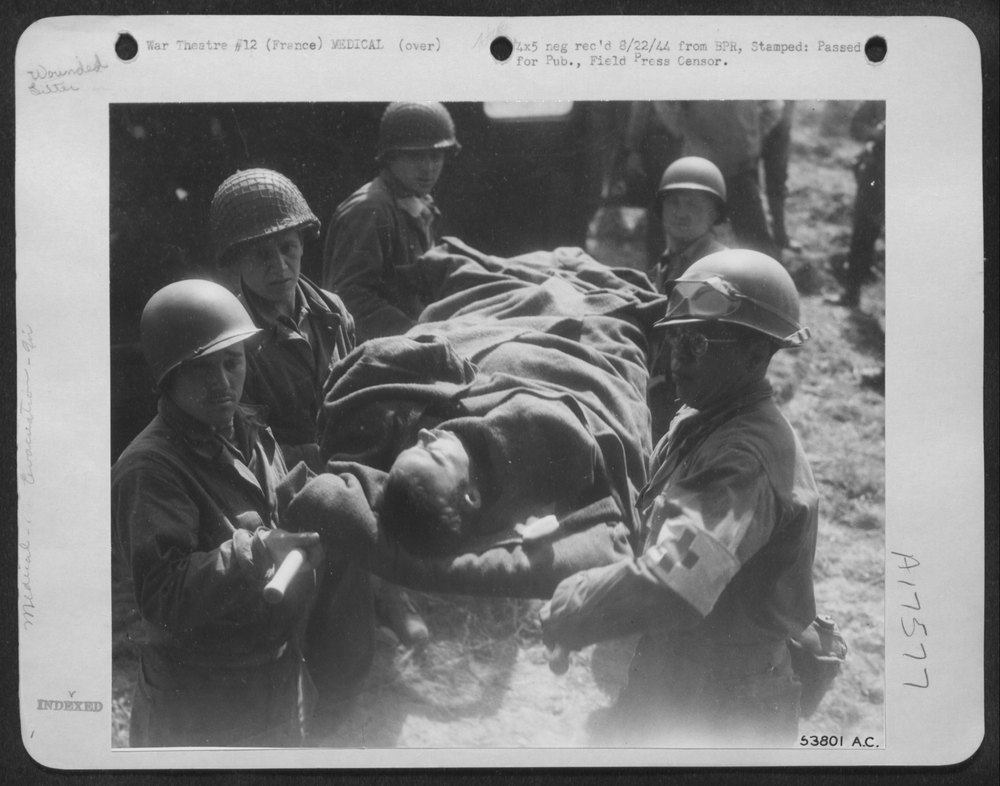 9th AF Air Evacuation Unit in Normandy