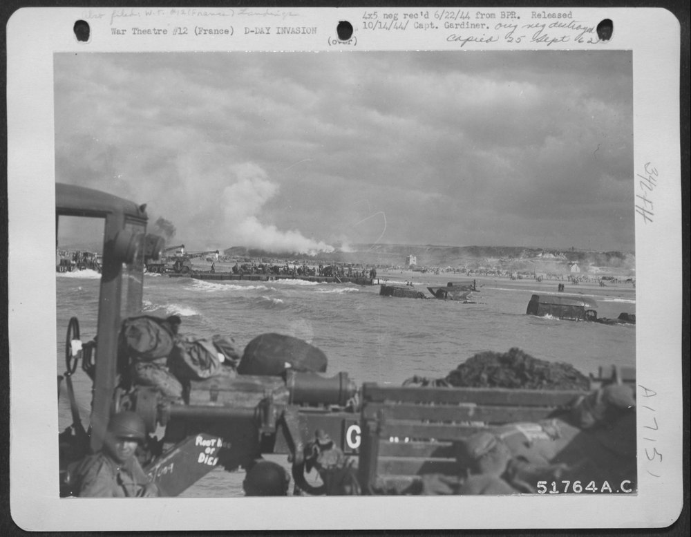 9th AF at beachhead