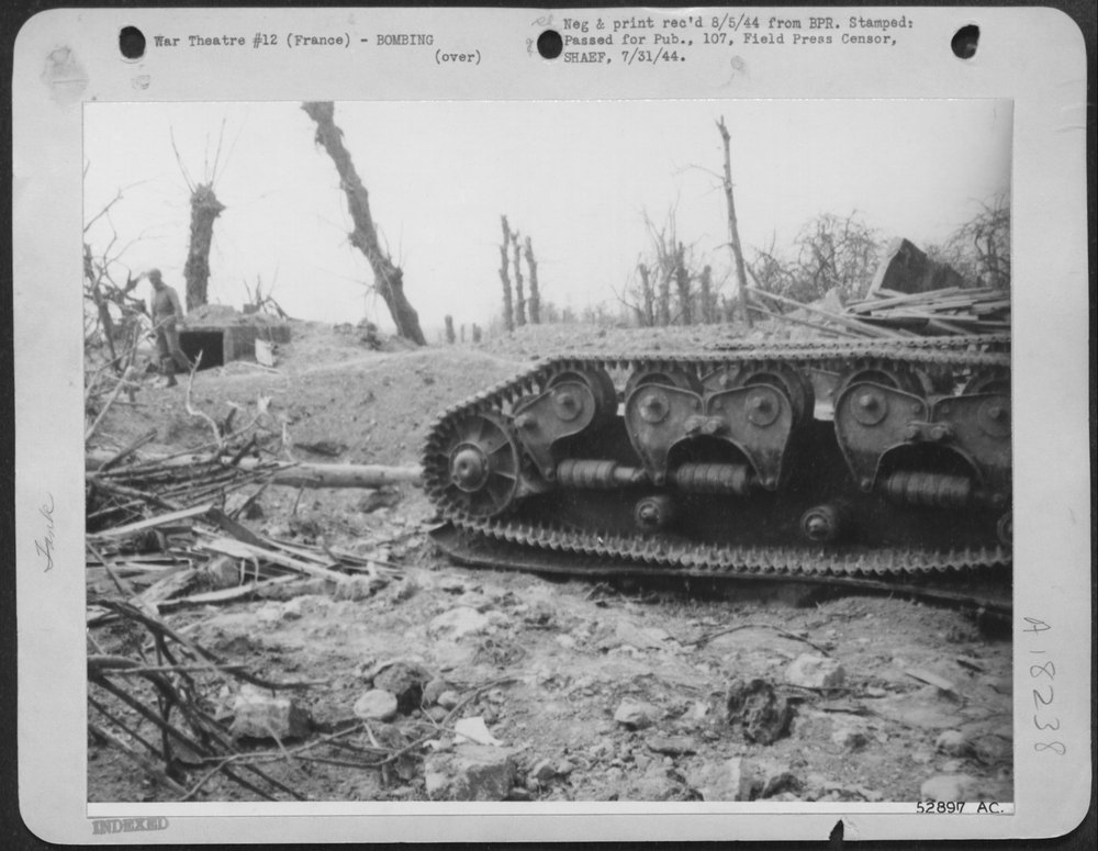 9th AF bombing in France