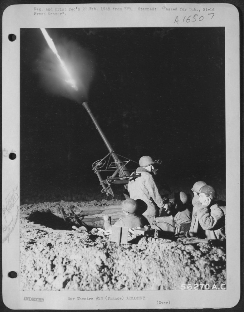 9th AF crew in France