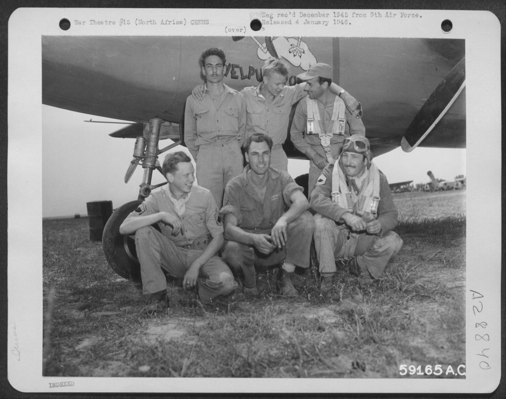 9th Air Force crew in North Africa