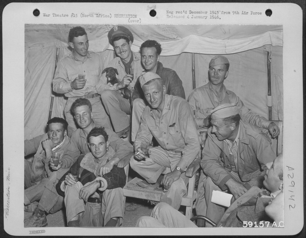 9th Air Force men in North Africa