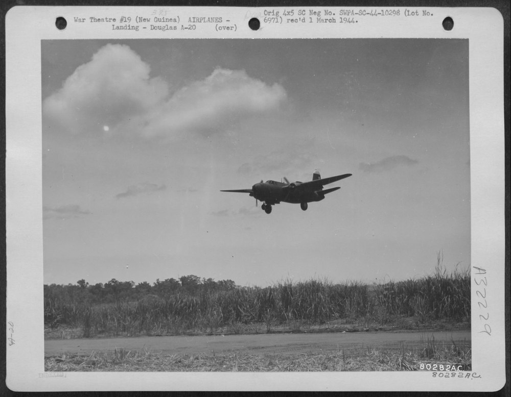 A-20 at Dobodura airstrip