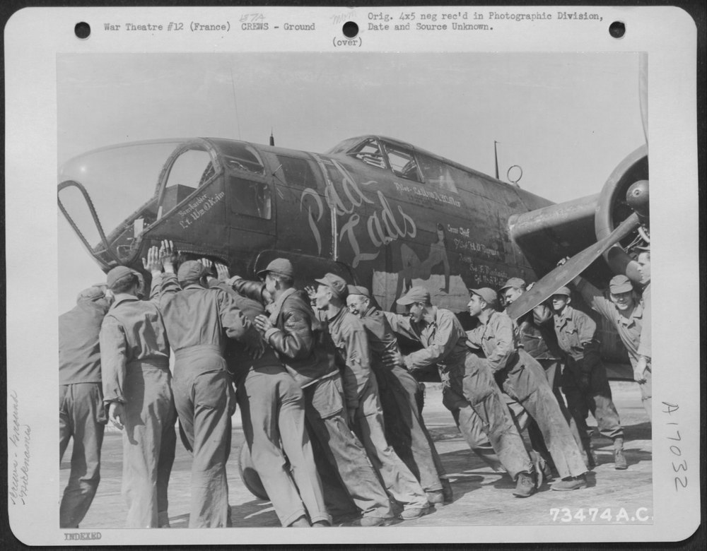 A-20 at Juvencourt Airfield