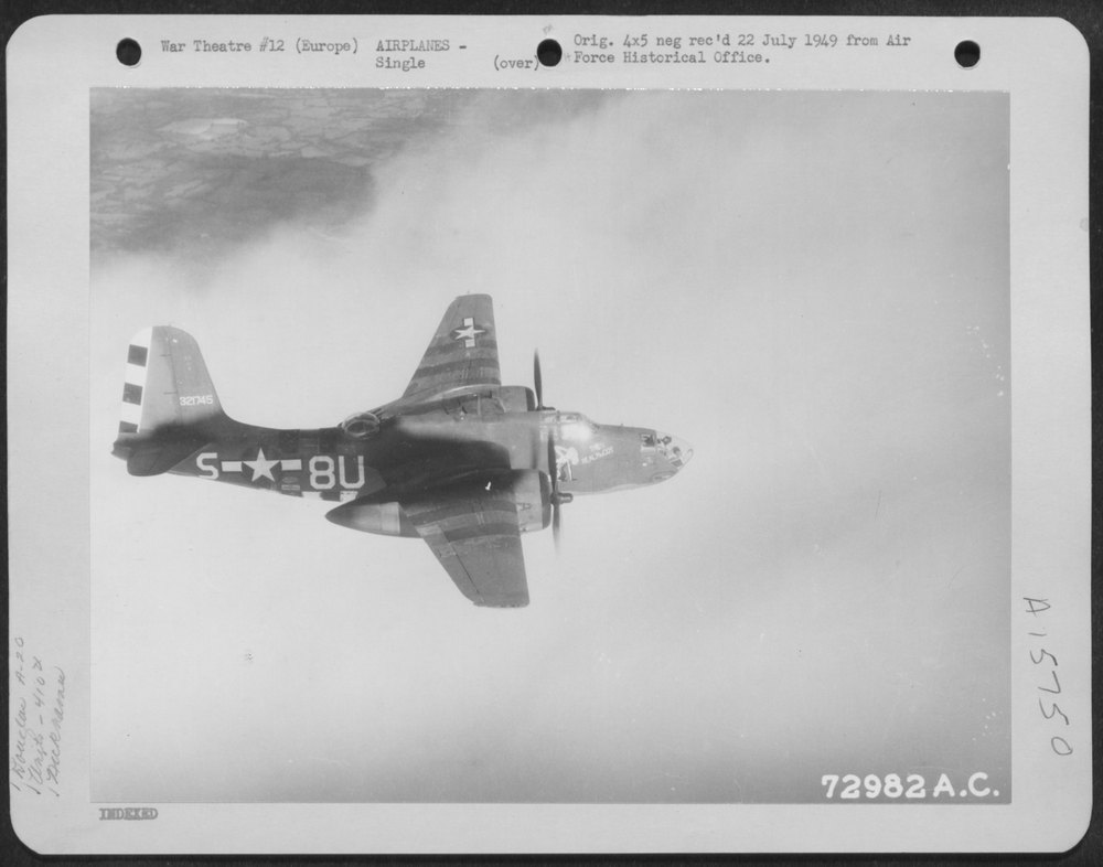 A-20 enroute to bomb enemy installation