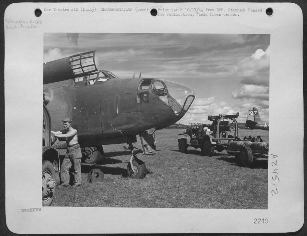 A-20 Havoc Boston Bomber with 12th Air Force