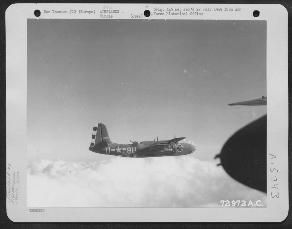 A-20 Queen Julia over Europe