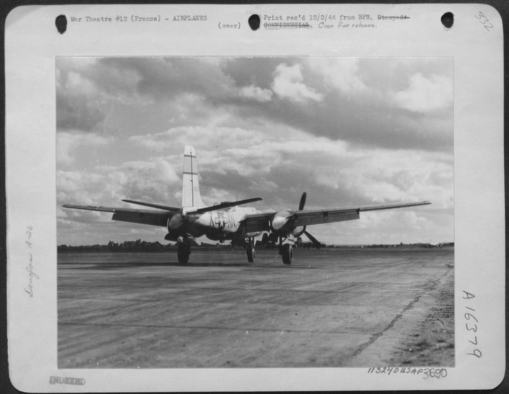 A-26 Invader Returning From Combat Mission