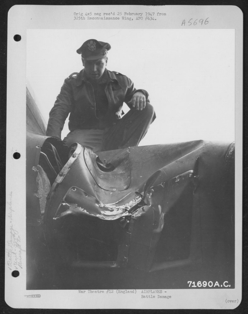 A Crew Member Of This Boeing B-17 "Flying Fortress" (A/C No. 802)