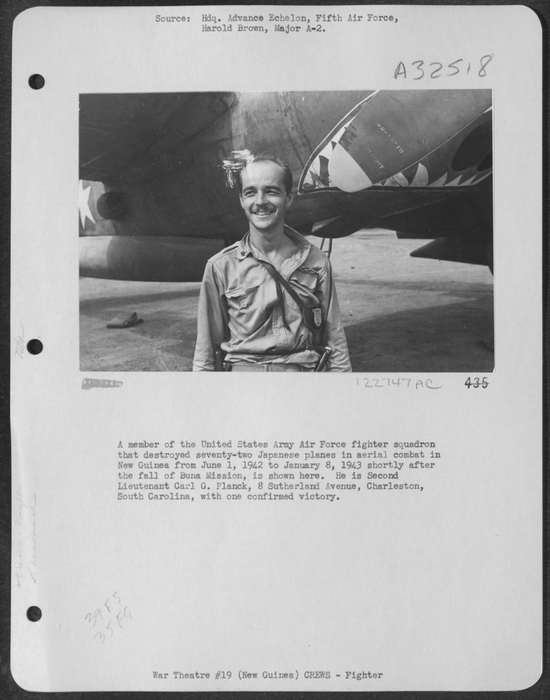 Member of the United States Army Air Force Fighter Squadron