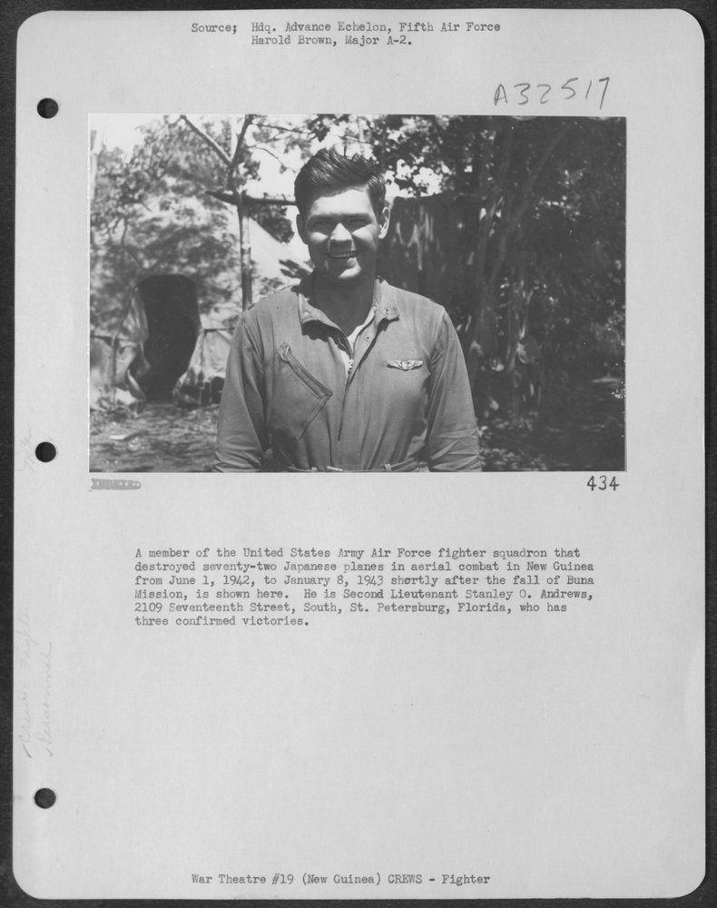 Member of the United States Army Air Force Fighter Squadron