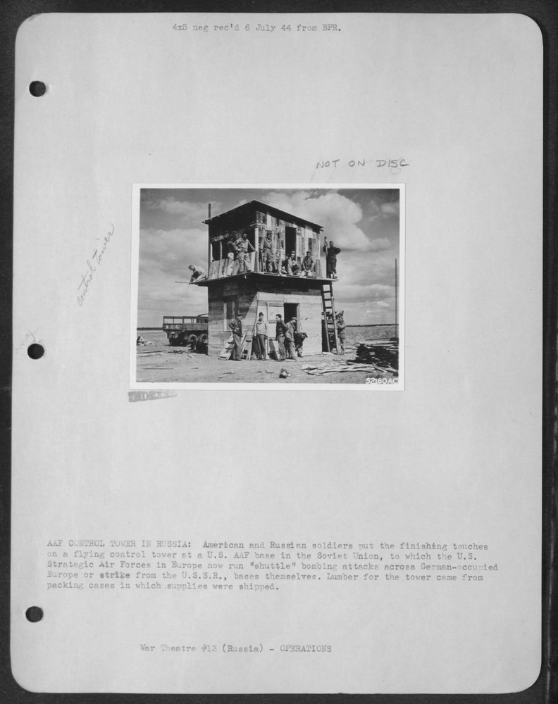 AAF control tower in Soviet Union
