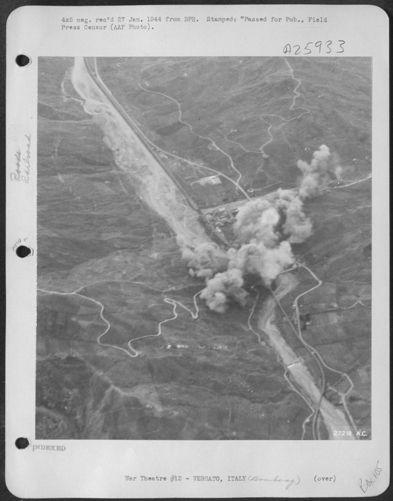 AAF Flying Fortresses over Vergato Italy