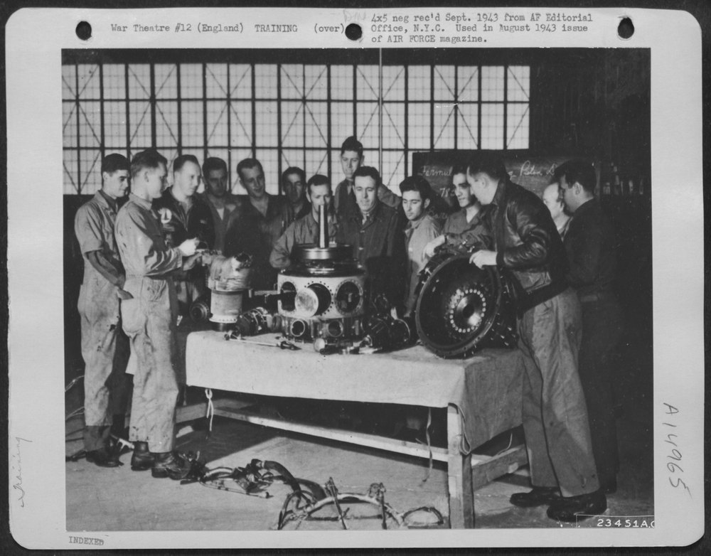 AAF technical school in England