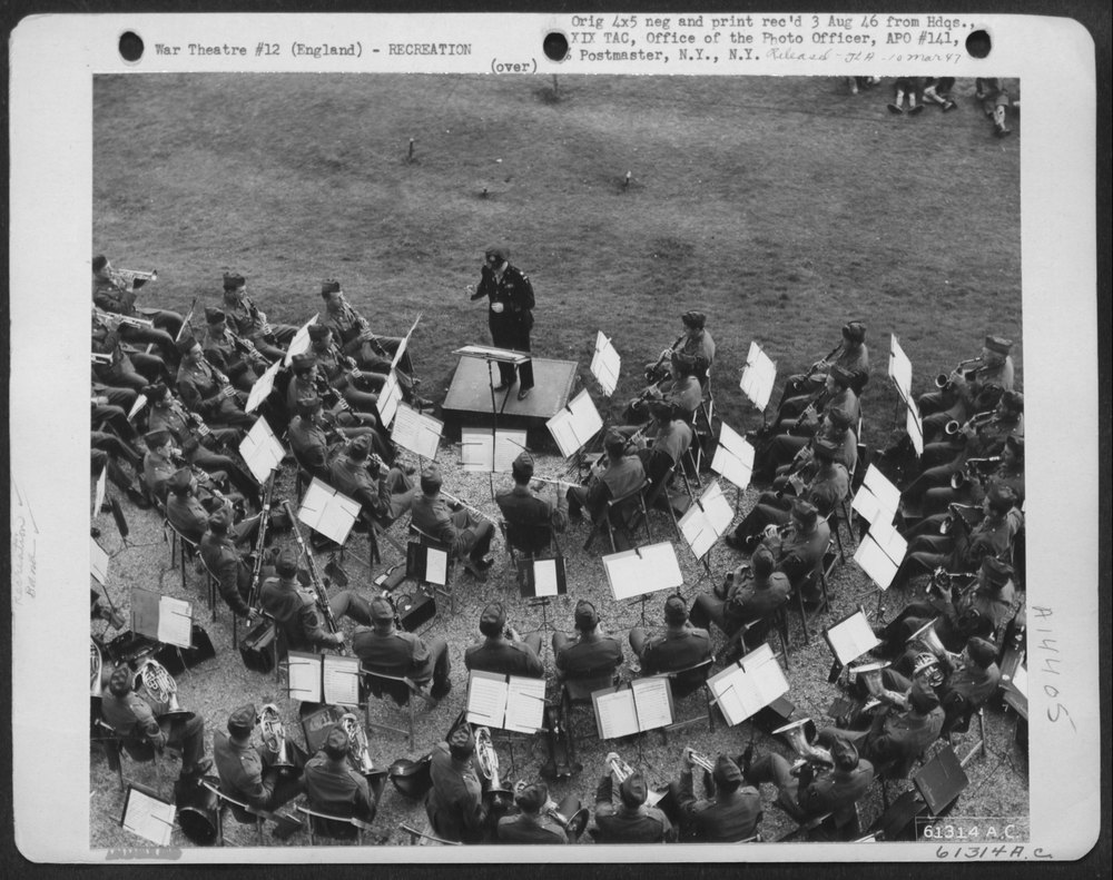 AEF band at Aldermaston Court