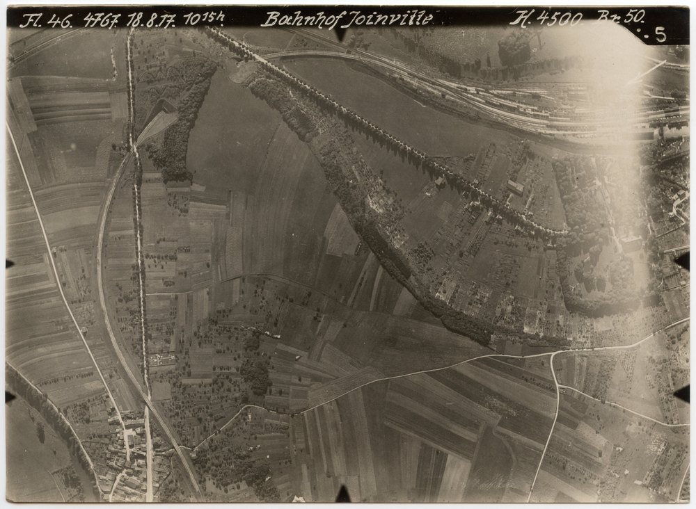 Aerial photograph of Bahnhof Joinville