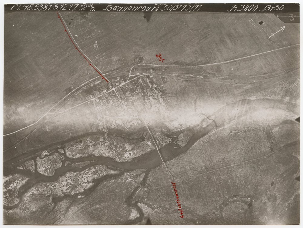 Aerial photograph of Bannoncourt