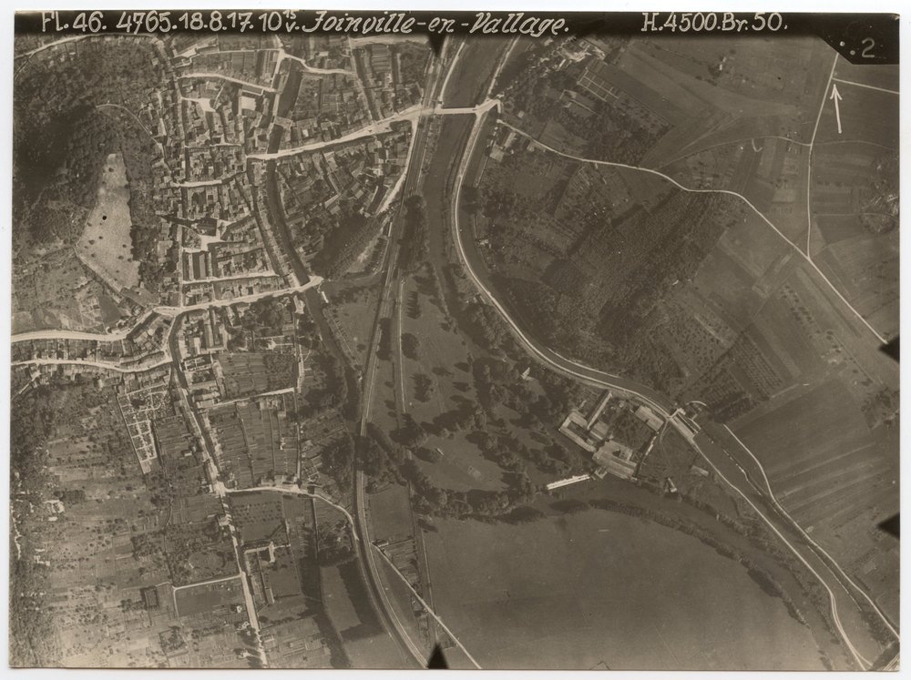 Aerial photograph of Joinville en Vallage
