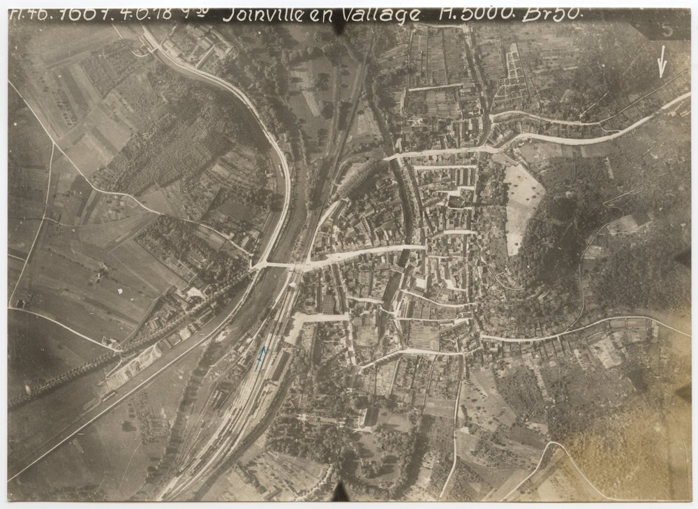 Aerial photograph of Joinville en Vallage