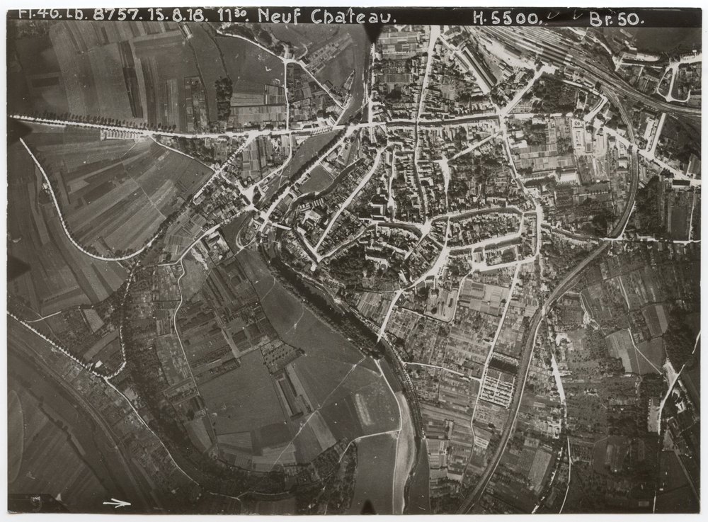 Aerial photograph of Neuf Chateau