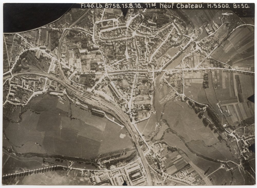 Aerial photograph of Neuf Chateau
