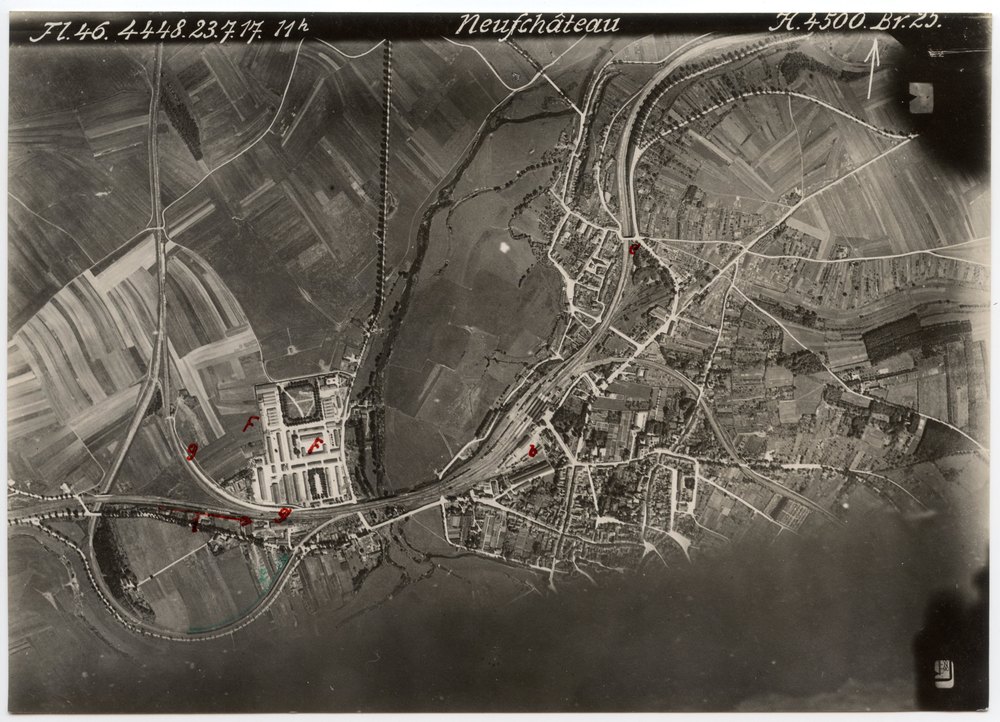 Aerial photograph of Neufchâteau
