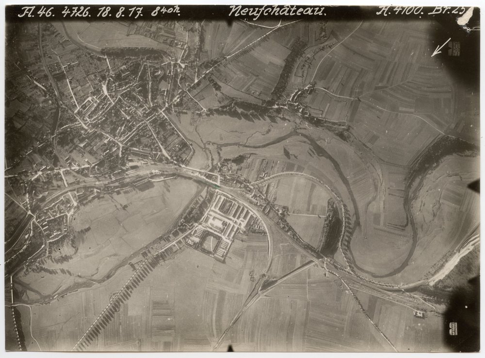 Aerial photograph of Neufchâteau