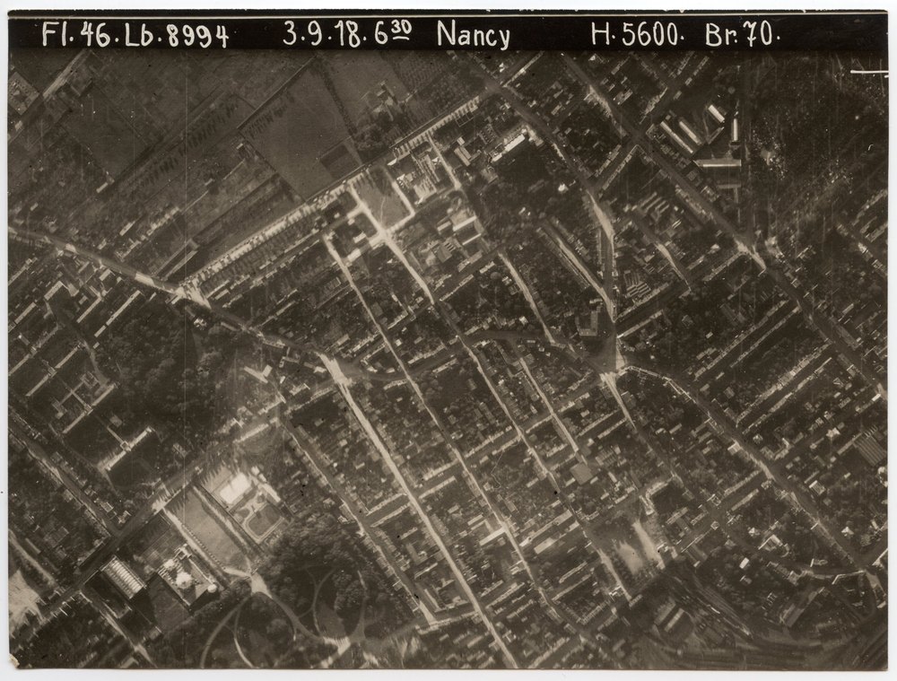 Aerial photograph of urban area