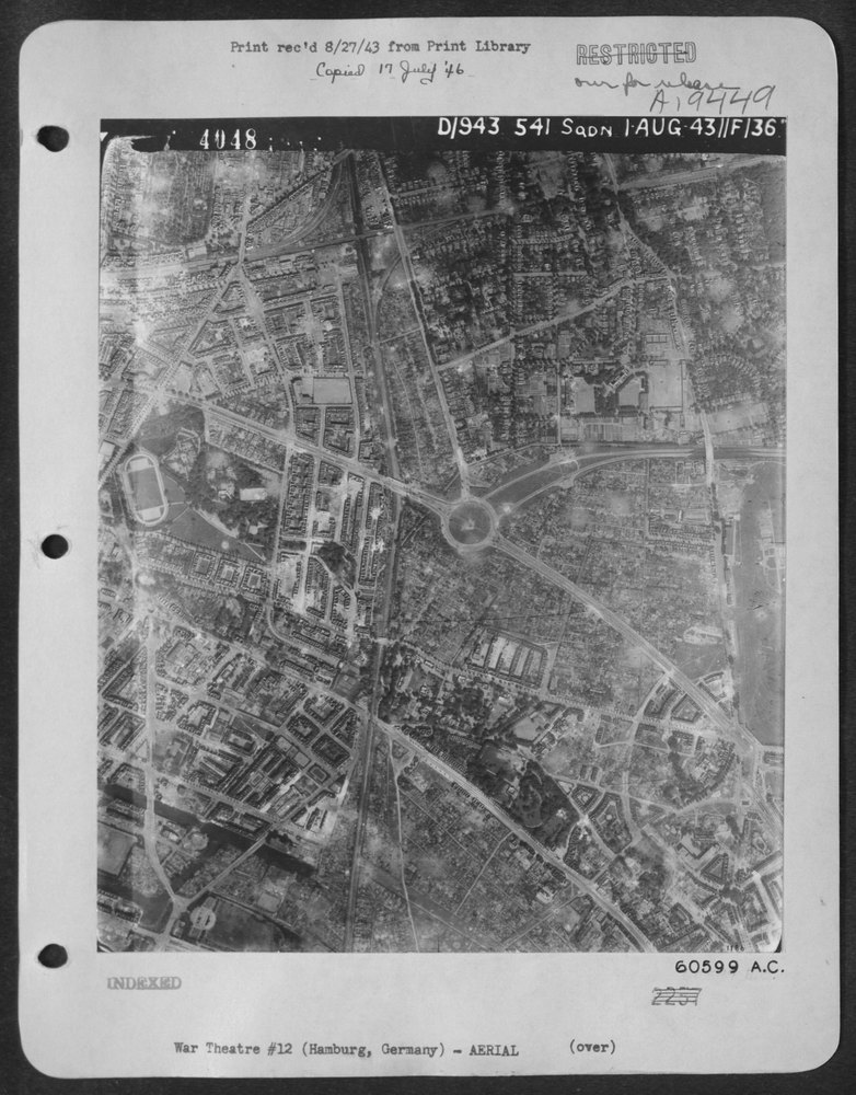 Aerial view of Hamburg