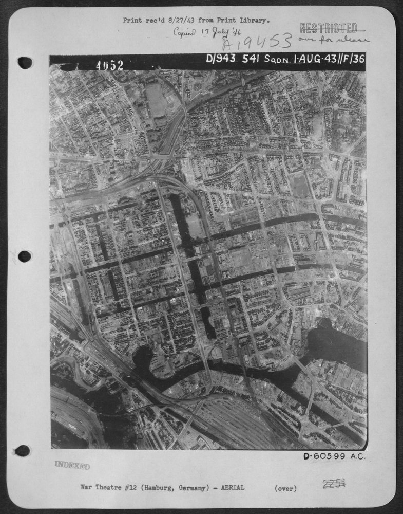 Aerial view of Hamburg