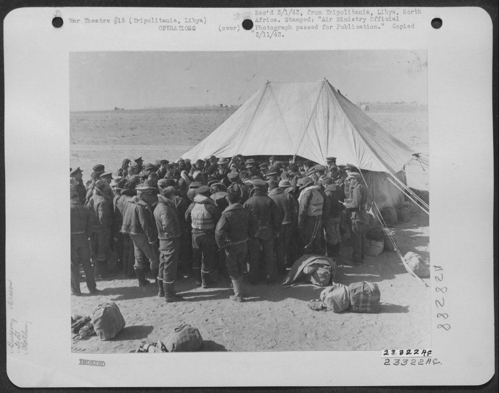 Air crews in Tripolitania