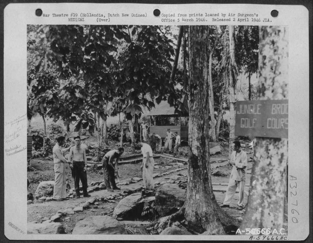Air Force convalescent program at Hollandia