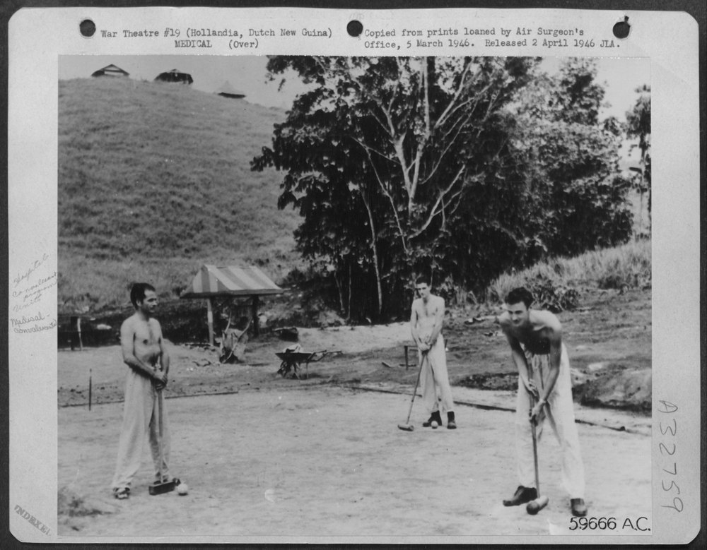 Air Force convalescent program at Hollandia