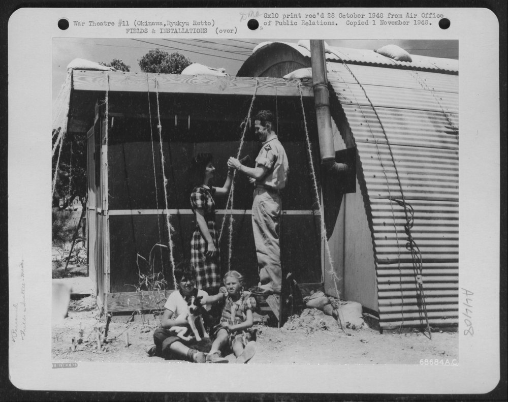 Air Force Family In Okinawa
