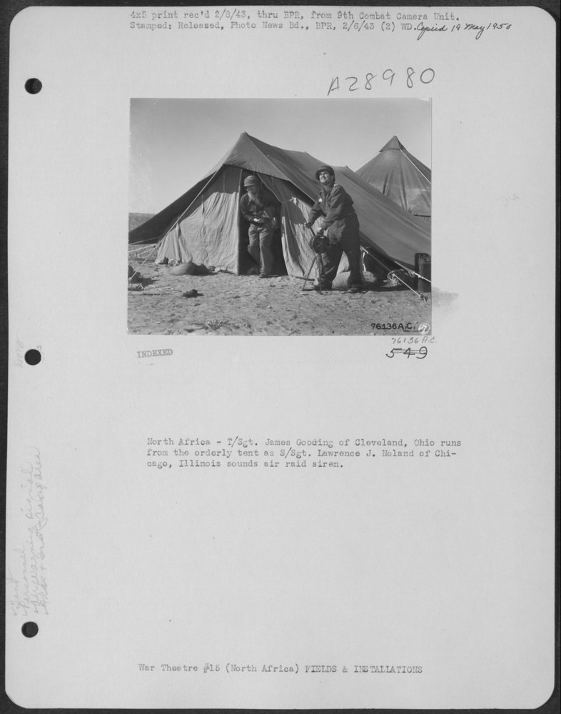 Air raid in North Africa