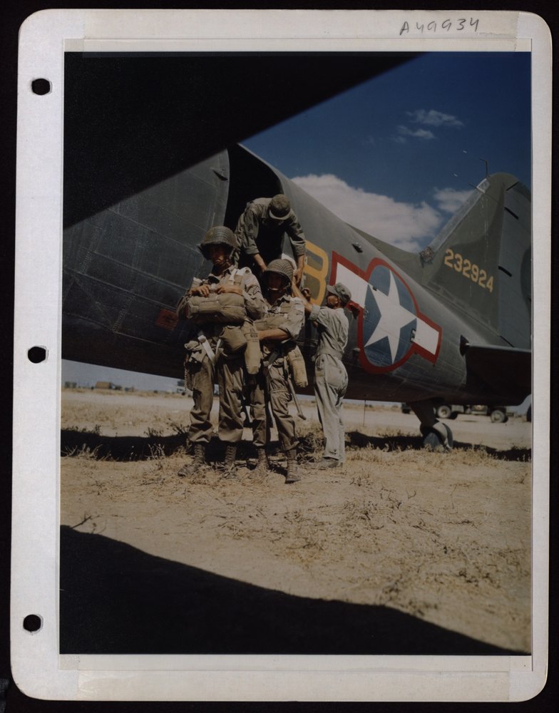 Airborne Infantryman Before Take-Off