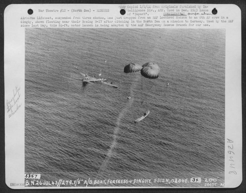 Airborne Lifeboat over North Sea