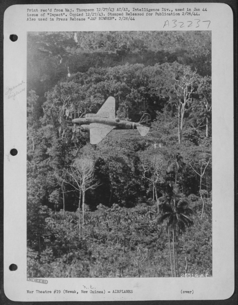 Airborne Sally Mark III over jungle