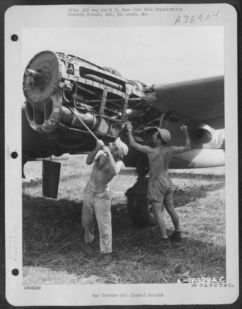 Aircraft Salvage At Panagarh