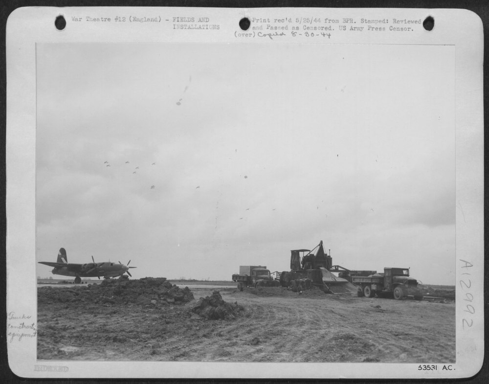 Airdrome construction in England