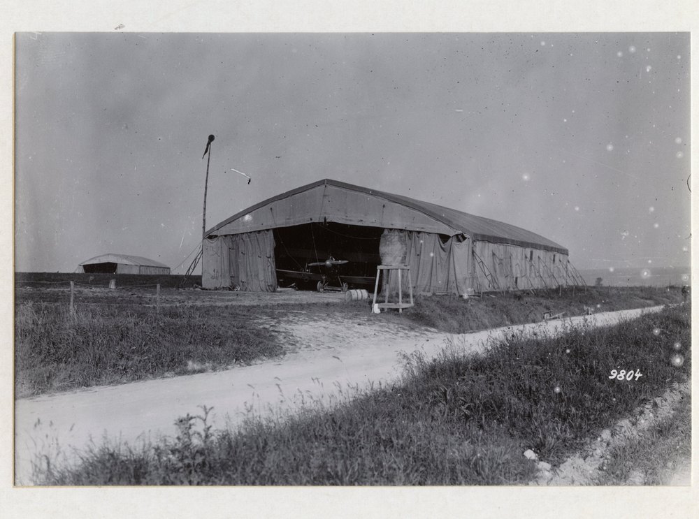 Airfield at Courville, The advance on the Marne